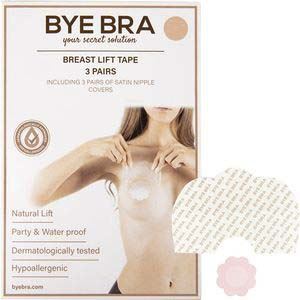 Bryst Tape - Bye Bra Push-Up Tape - Silk Str. F & H