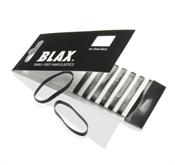 BLAX hårstrikker 4mm Svart 8 stk