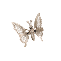 Chris Rubin Butterfly Hårspenne - Sølv