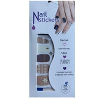 Nail Stickers - Nail Wrap 12 stk. no. 07
