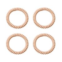 SOHO Wave Spiral Hårstrikker - Cream