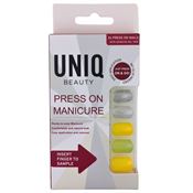 UNIQ Click On / Press On Manikyr Negler - Skinnende Pastell - 24 stk