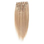 Clip On Hair Extensions 40 cm #18/613 Blond Mix