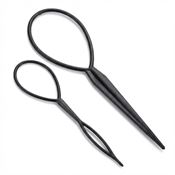 Topsy Tail Hår Styling Verktøy - Lag Kreative Hestehaler & Håroppsett Enkelt | Sett med 2 Stk