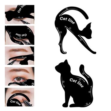 Cat Eyeliner Stencil