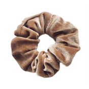 Scrunchie Cotton Hårstrikk - Brun