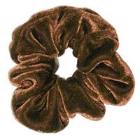 Scrunchie Hair Elastic - Middels brun