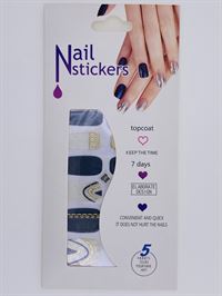Nail Stickers - Nail Wrap 12 stk. no. 13
