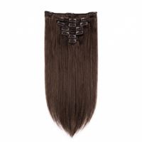 Clip On Extensions 40 cm, #4 Sjokoladebrun