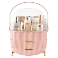 UNIQ Retro Sminkeboks Organizer - Rosa