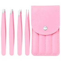 UNIQ Travel Tweezer Pinsettsett - Pink