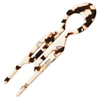 SOHO Apolline Fransk U-formet Hårnål - Cream Tortoise