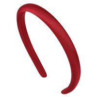 SOHO Keelin Hårbøyle i Rød satin, 1,7 cm