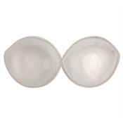 Ovale BH-innlegg i klar silikon, 2 x 135 gram