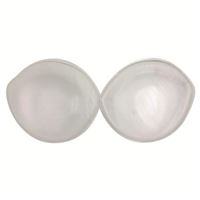 Ovale BH-innlegg i klar silikon, 2 x 135 gram