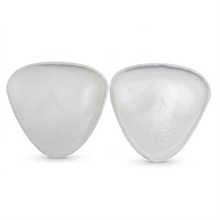 BH-innlegg, Clear silikon, trekantede, 2-pakning (2 x 60 gram)