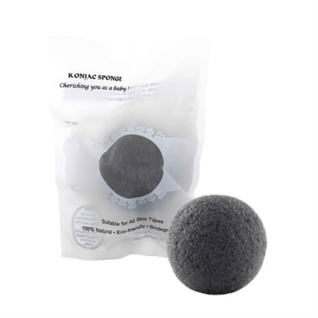 Konjac Dry Sponge (til ansiktet) Charcoal