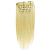 Clip On Hair Extensions 40 cm #613 Blond