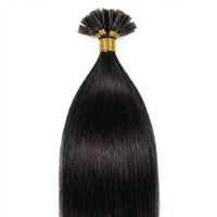 Hot Fusion Hair extensions 50 cm, svart #1