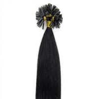 Hot Fusion Hair extensions 60 cm, Black #1