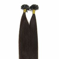 Hot Fusion Hair extensions 60 cm, mørk brun #2