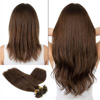 Hot Fusion Hair extensions 60 cm, #4 brun