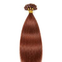 Hot Fusion Hair extensions, 50 cm, rødbrun #30