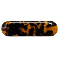 SOHO Mila Barrette Hårspenne, Dark Tortoise, 9 cm