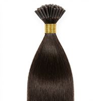 Cold Fusion hair extensions 50 cm, mørkbrun #2