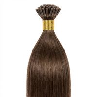 Cold Fusion hair extensions 50 cm, brun 4#