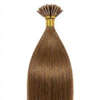 Cold Fusion hair extensions 50 cm, lysbrun 6#