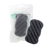 Konjac Sponge (for kropp) - charcoal