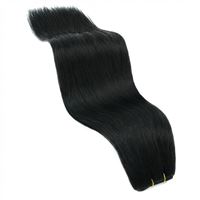 Hår-trense 50 cm, svart 1B#