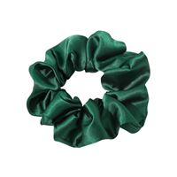 SOHO Satin Scrunchie - Mørkegrønn