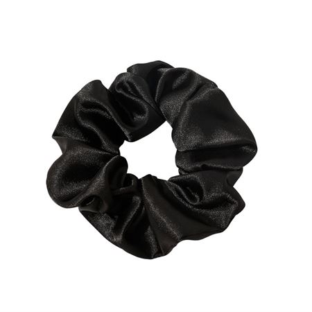 SOHO Satin Scrunchie - Svart