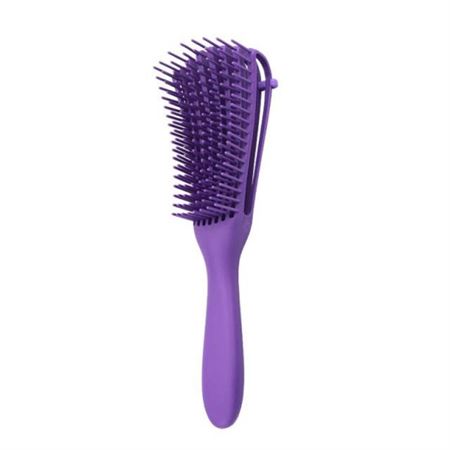 Curved Flex Hairbrush - Lilla