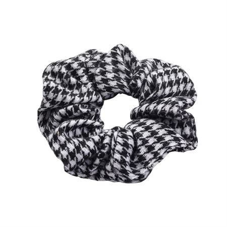 SOHO Pepita Scrunchie - Svart