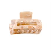 SOHO Leia Mini Hårklype, Beige Marble