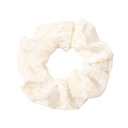 Chris Rubin Alice Scrunchie - White