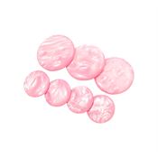 SOHO Opal Hårspenner med marmormønster, Pink, 7 cm
