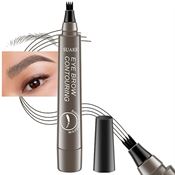 SUAKE Øyenbrynsfarge 4-spiss Tint Pen, Gråbrun #4