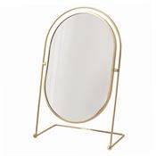 UNIQ Oval Lux Bordspeil, gull