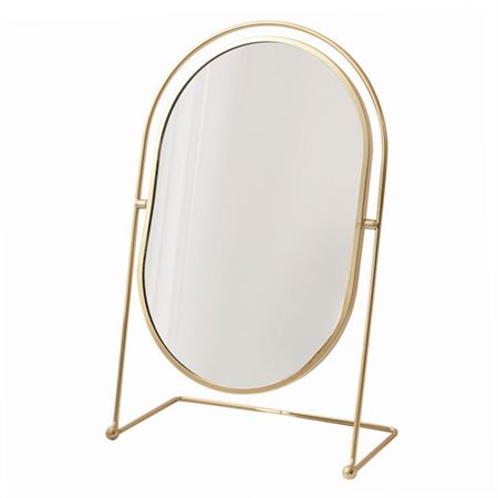 UNIQ Oval Lux Bordspeil - Gull
