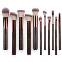 Technique PRO Chocolate Bronze Makeupbørstesett, 11 børster