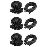 SOHO Heatless Flexi Rod Buns - Svart | Lag vakre krøller uten varme