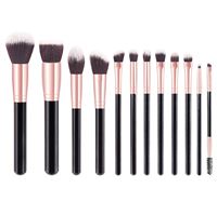 Technique PRO Rose Crush Sminkebørstesett - 12 sminkebørster