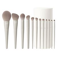 Technique PRO Cloud Sminkbørstesett - 12 Børster med Cup Case