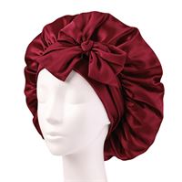 SOHO Makena Satin Bonnet - Burgunder Rød