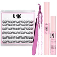 UNIQ Lash Extension Starter Kit | Falske Øyevipper DIY Kluster Sett