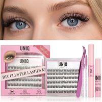 UNIQ DIY Lash Extensions Kit – Lash Clusters med Bond & Seal – Komplett sett